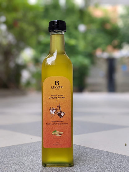 Groundnut oil - Wooden pressed - Single Filtered